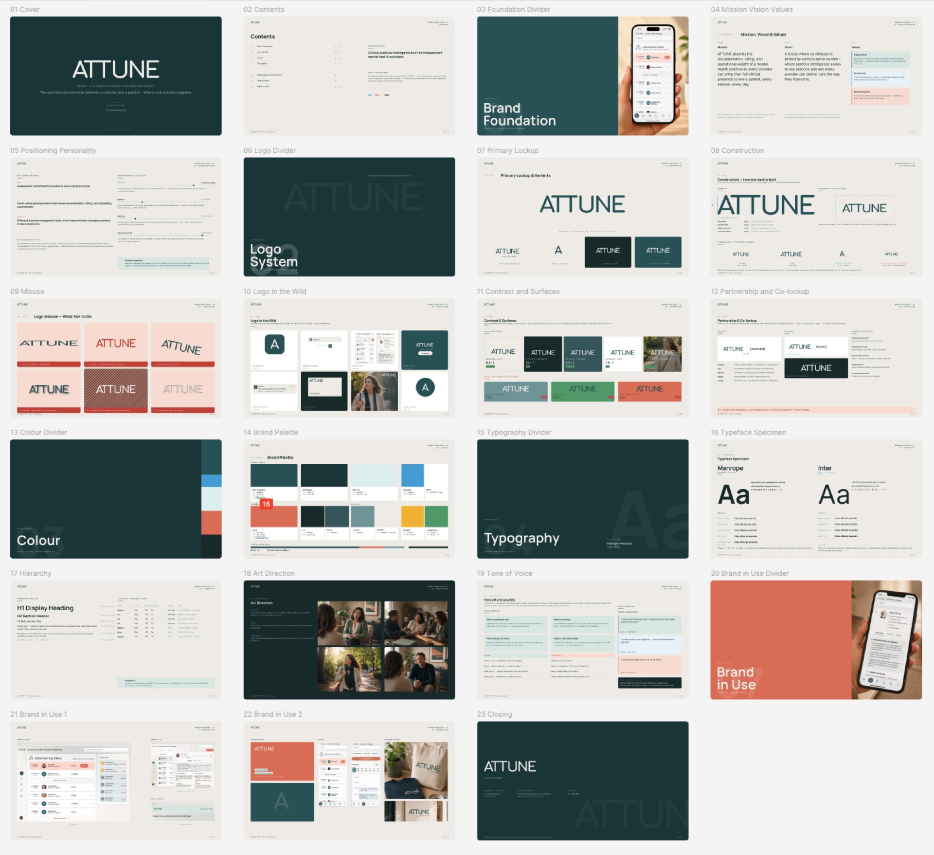 The Otto brand system: logo system, color, typography, and brand-in-use